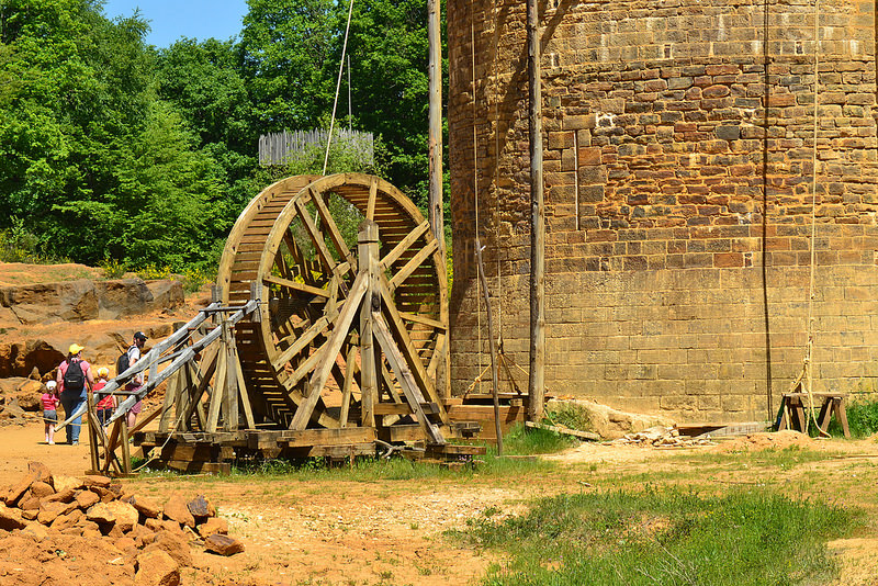 Chantier du château de Guédelon