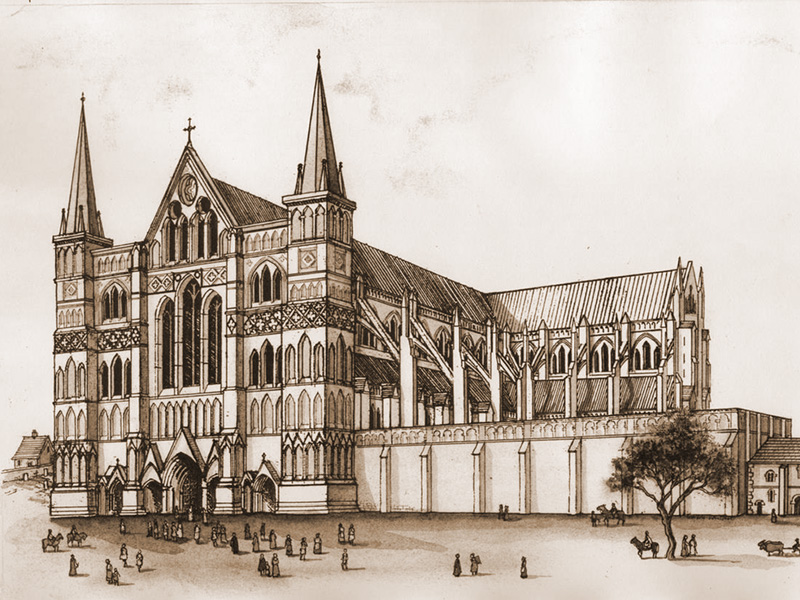 La cathédrale gothique de Kingsbridge