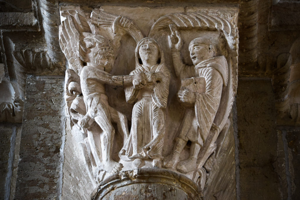 La femme et le moine