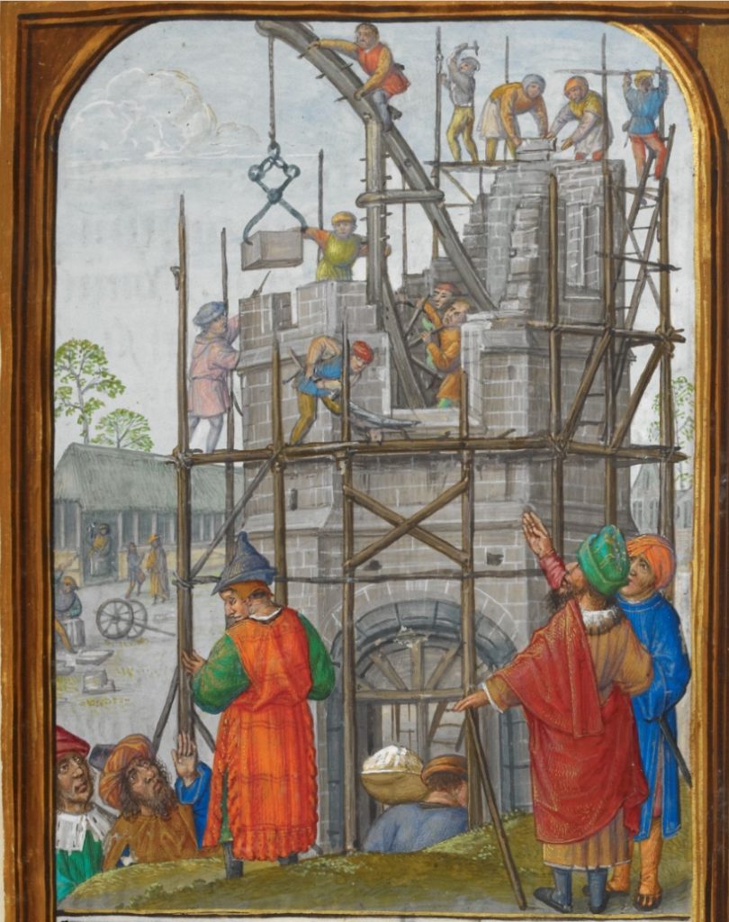 Tour de Babel en construction