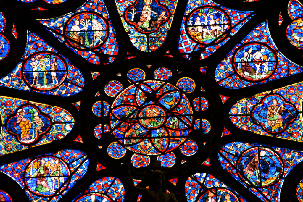 Vitrail de la cathédrale de Reims