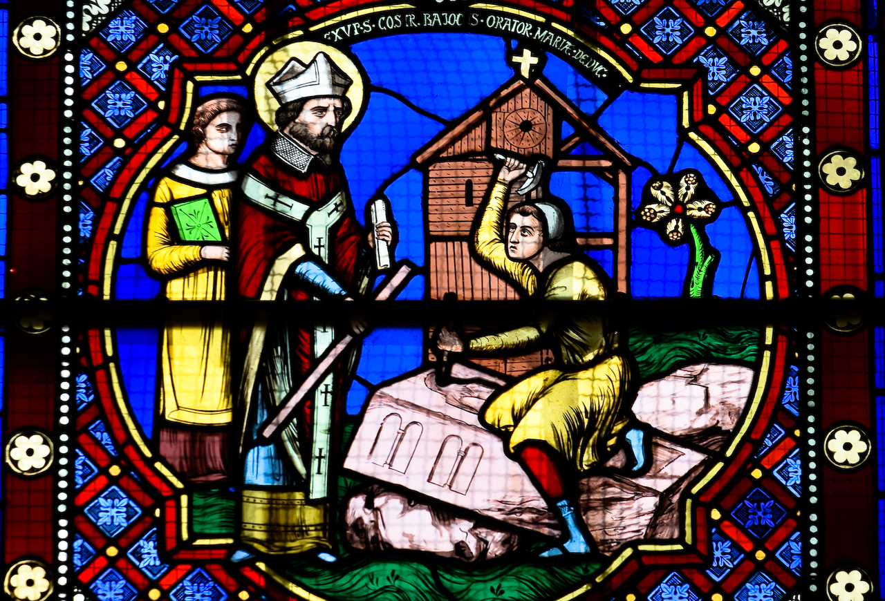 Vitrail archéologique