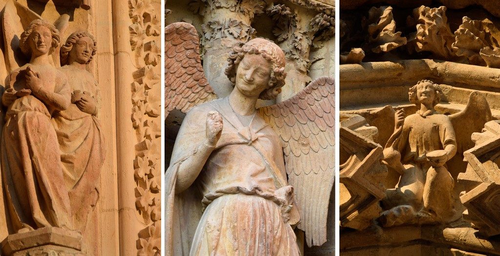 anges de la cathédrale de Reims