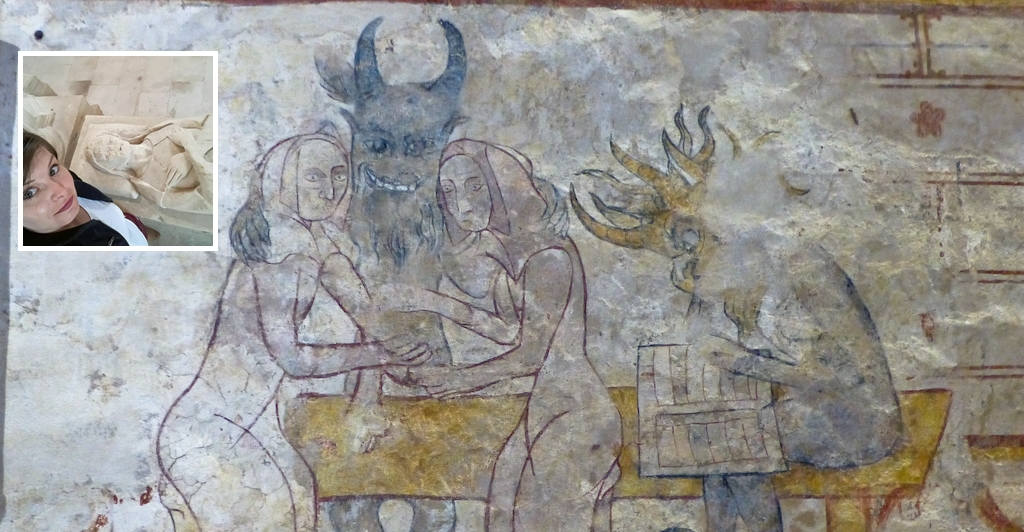 Les peintures murales dans les églises. Interview de l’historienne Roselyne Fouques.