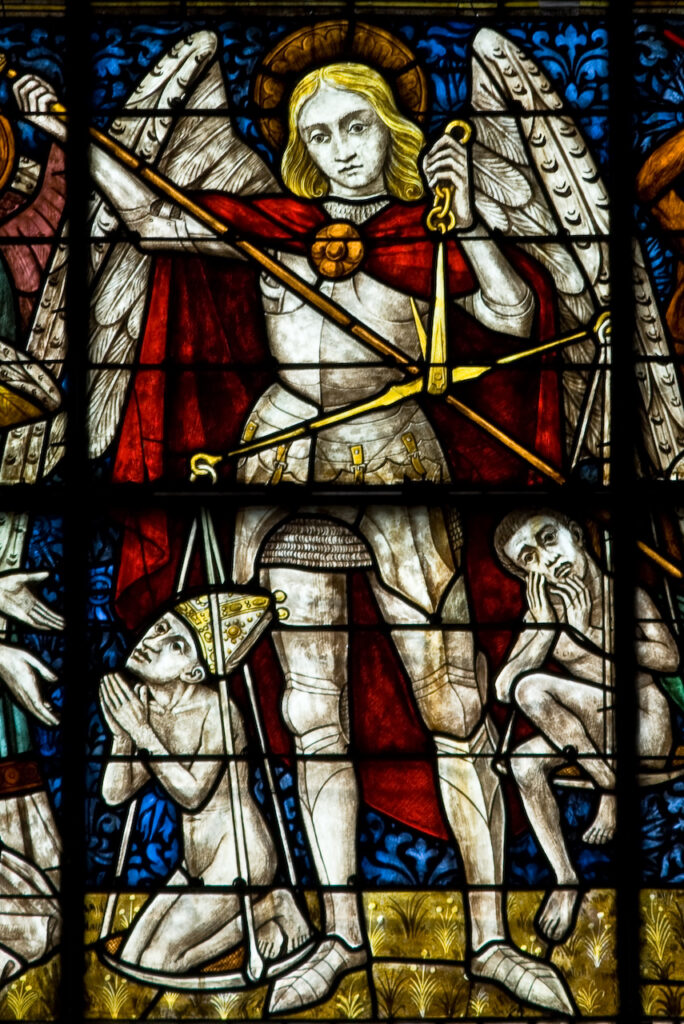 vitrail de saint Michel